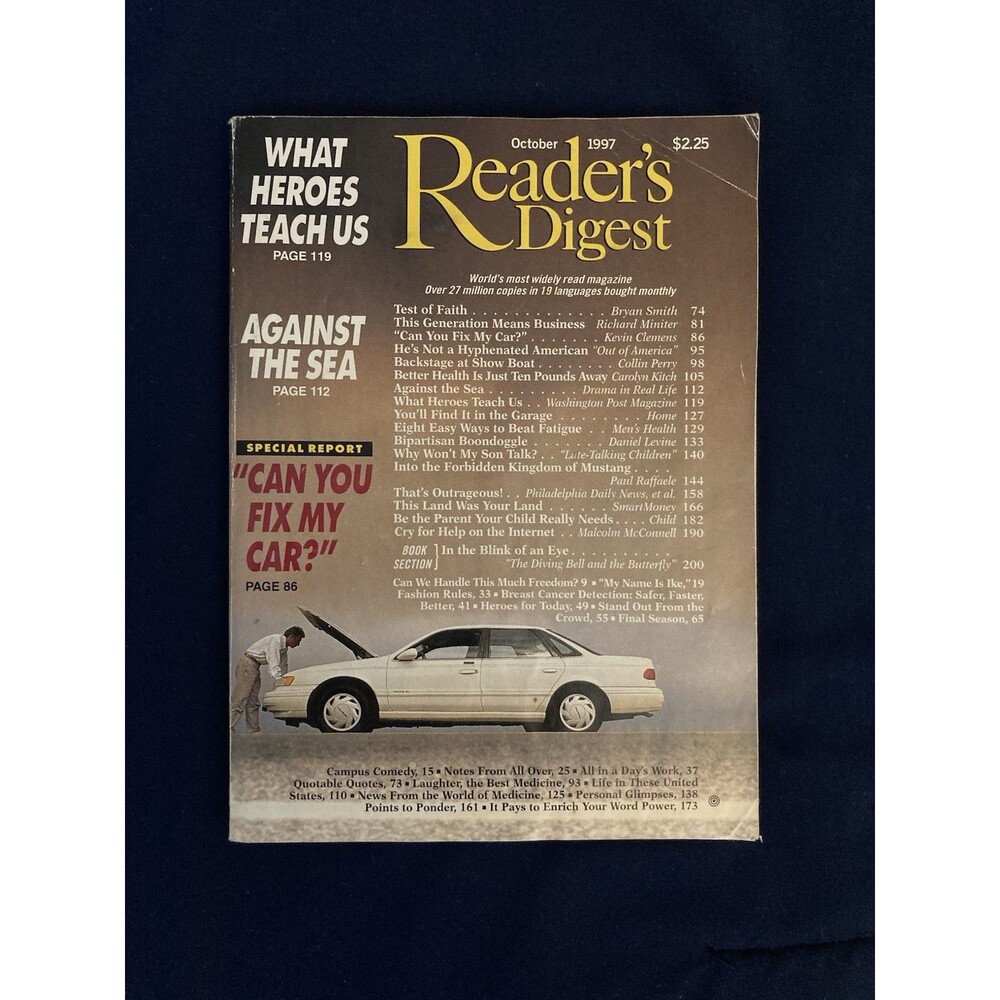 Vintage Reader’s Digest Magazine | October 1997